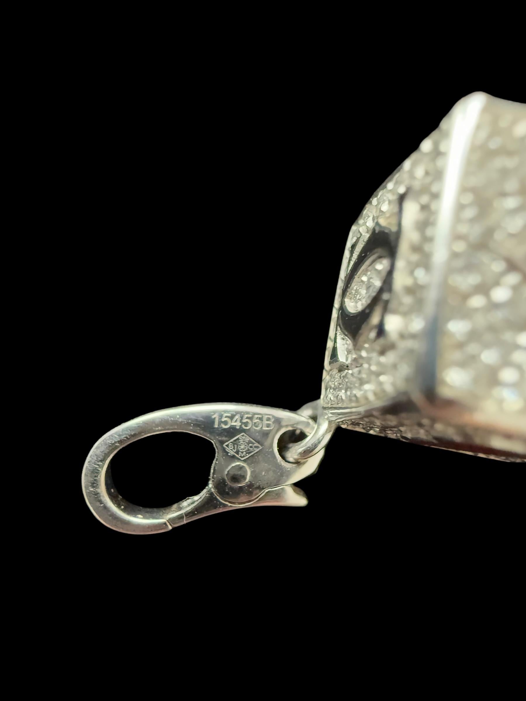 Artigiano Cartier Edizione Limitata Dadi Oro Bianco, Smalto e Diamanti in vendita
