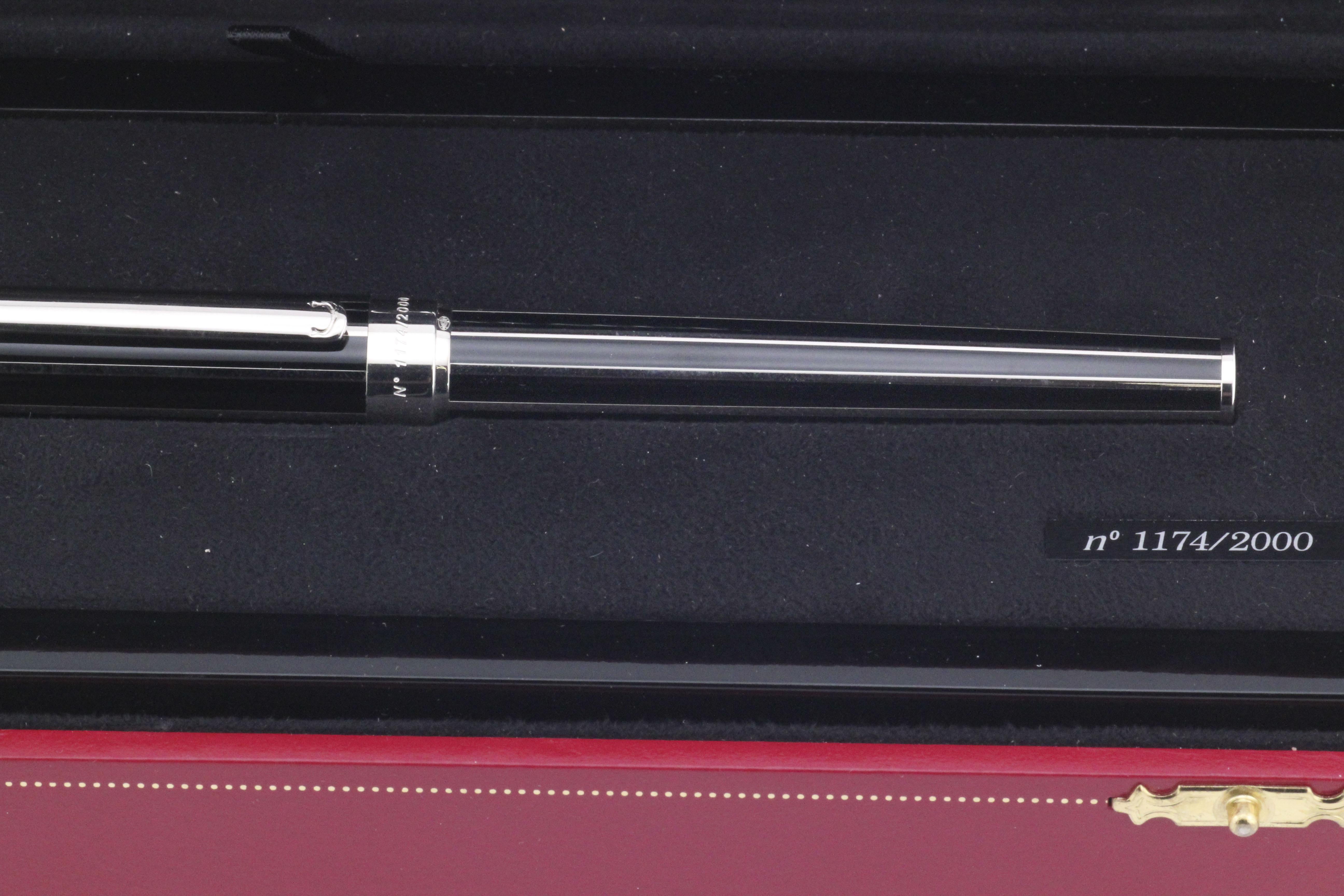 Cartier Füllfederhalter-Uhr in limitierter Auflage im Zustand „Gut“ im Angebot in Simpsonville, SC