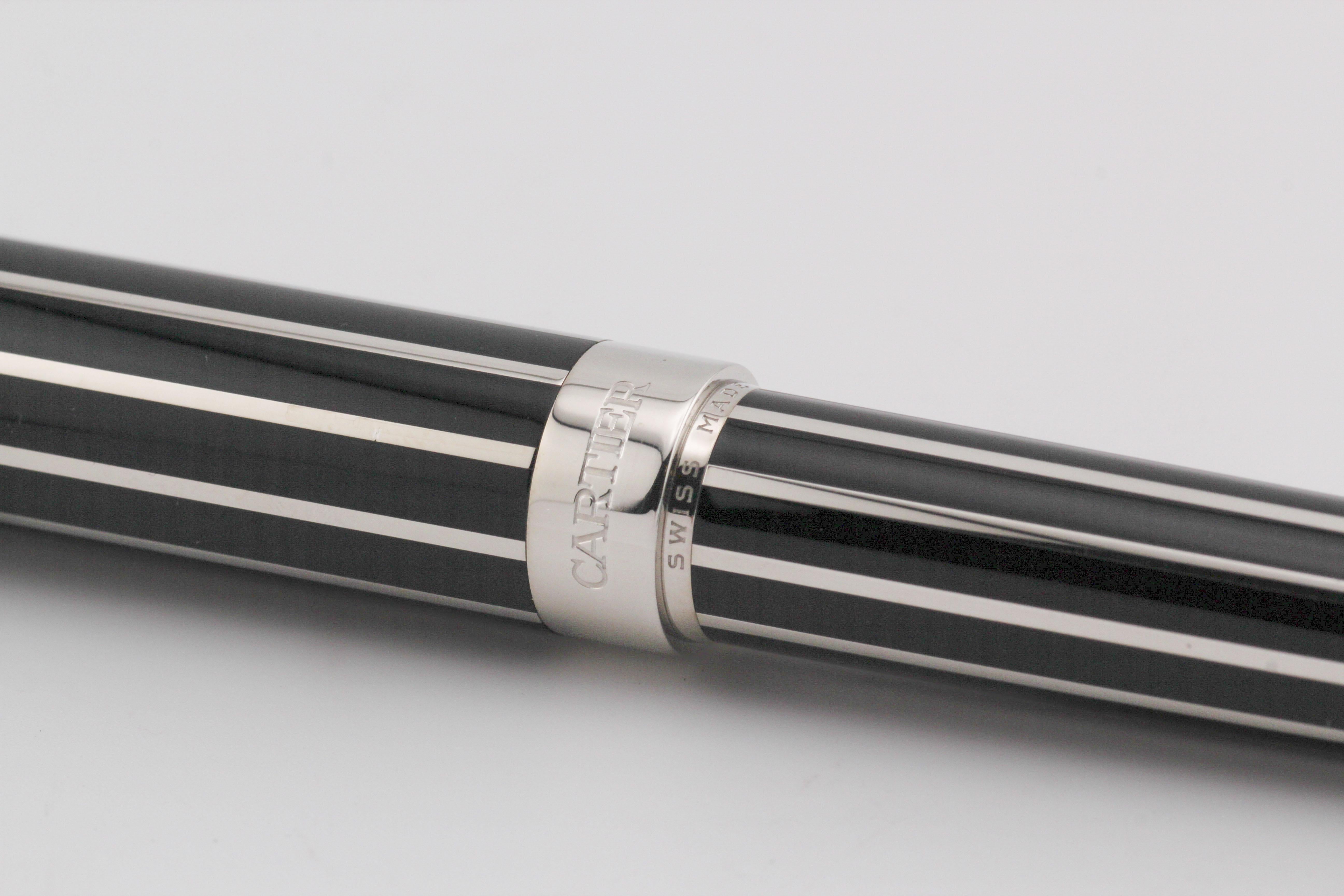 Cartier Füllfederhalter-Uhr in limitierter Auflage für Damen oder Herren im Angebot