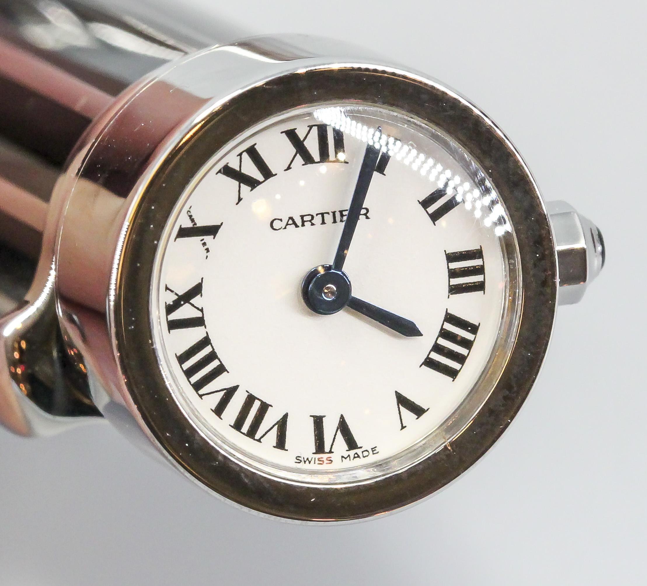 Cartier Limited Edition Fountain Pen Watch In New Condition In Bellmore, NY