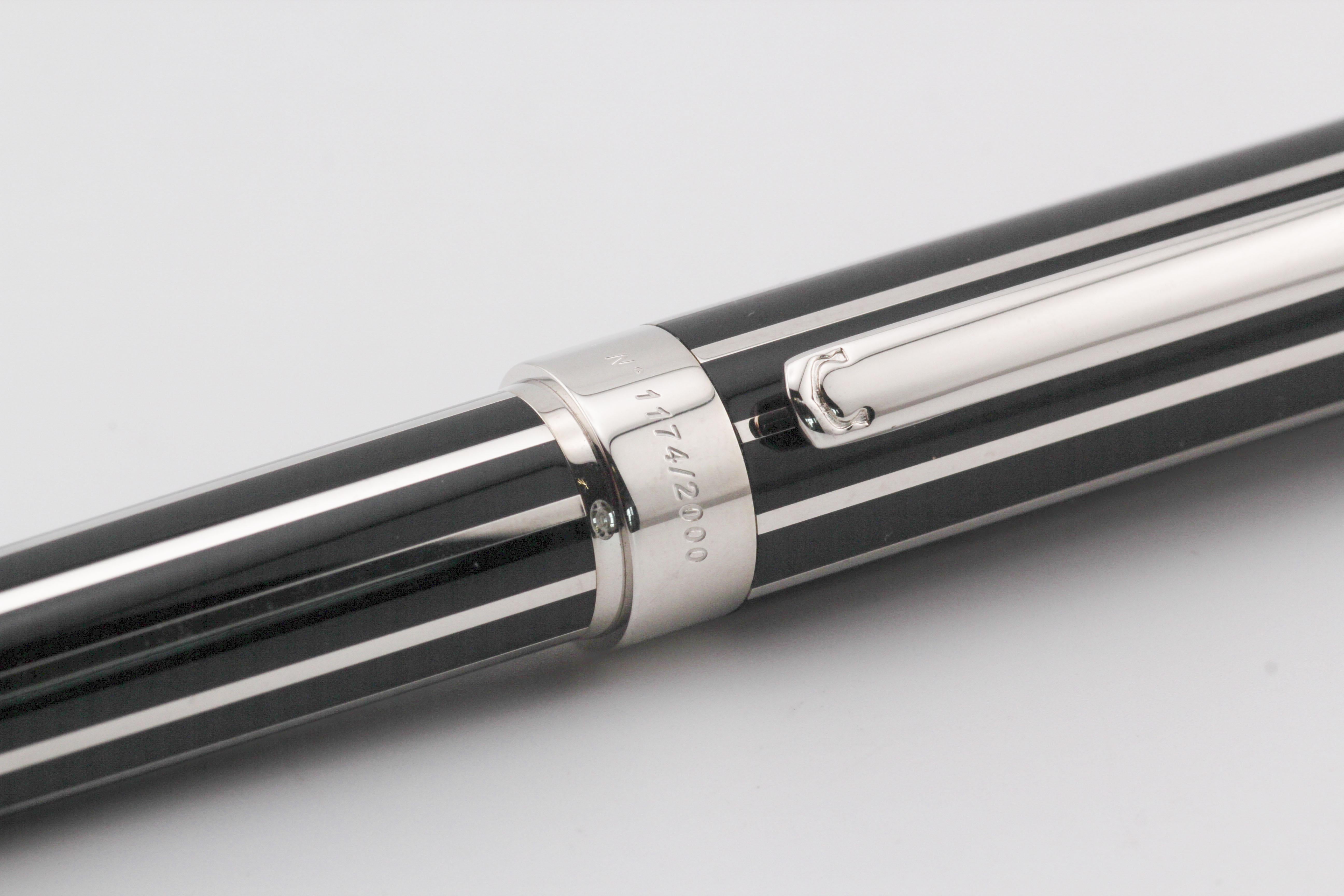 Cartier Füllfederhalter-Uhr in limitierter Auflage im Angebot 3