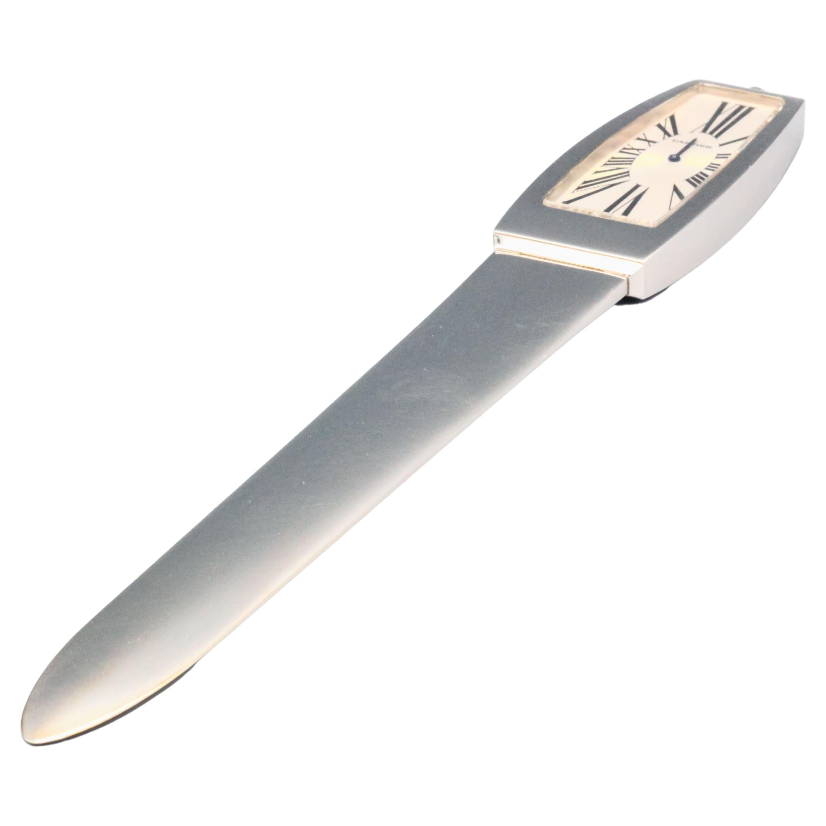 Cartier Limited Edition Letter Opener with Clock