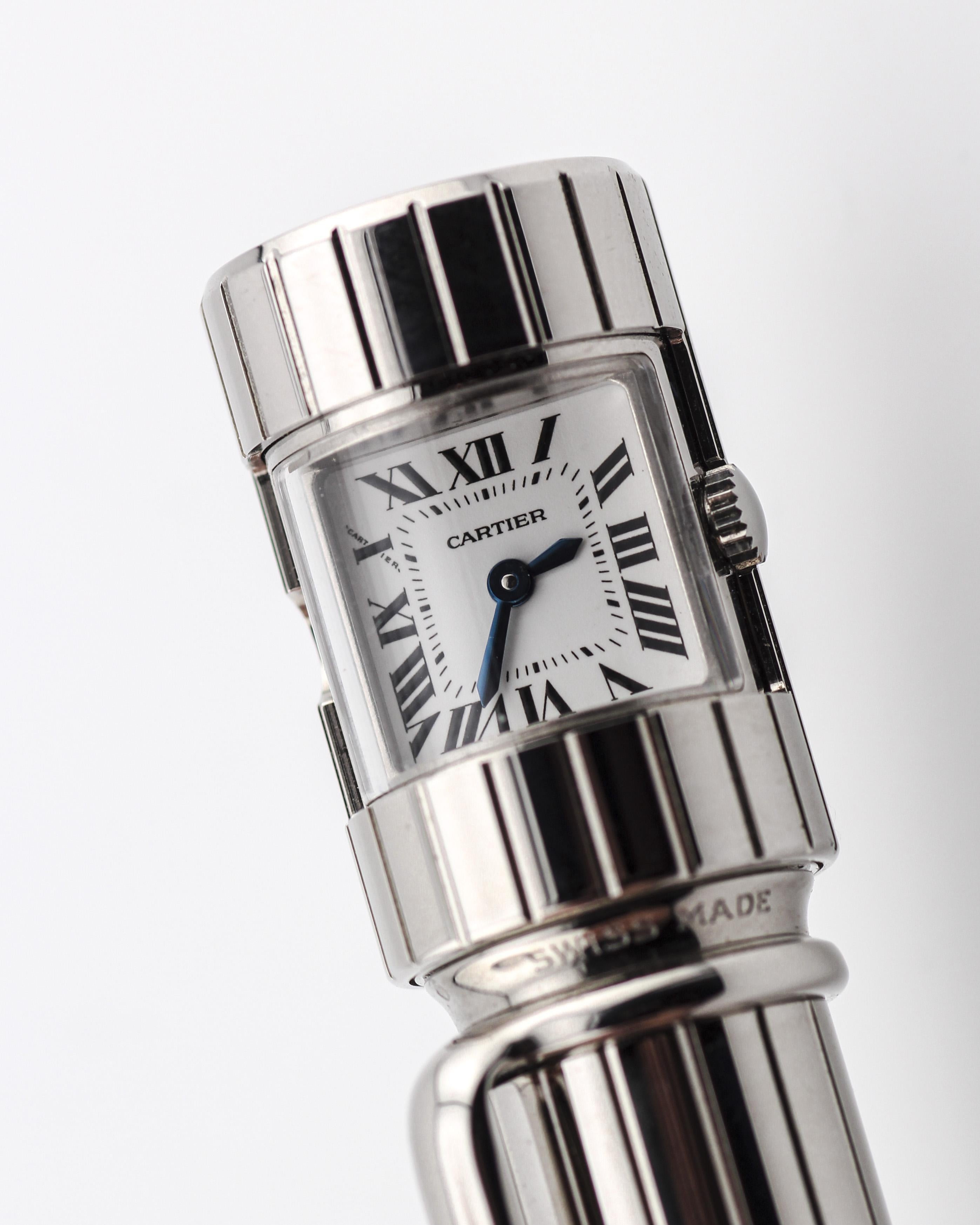 Cartier Limited Edition Uhren-Kugelschreiber mit Kugelschreiber im Angebot 7