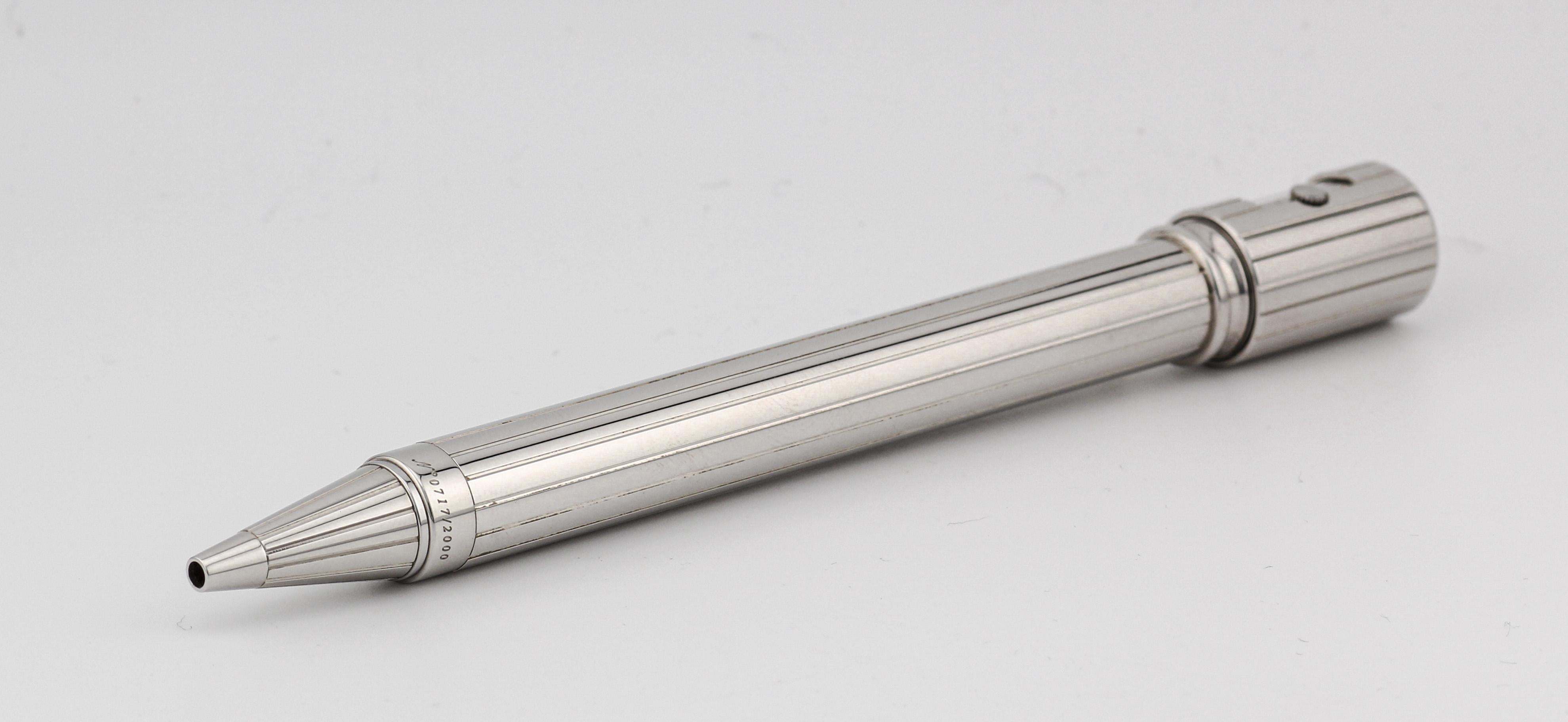 Cartier Limited Edition Watch Ballpoint Pen In Good Condition In Simpsonville, SC