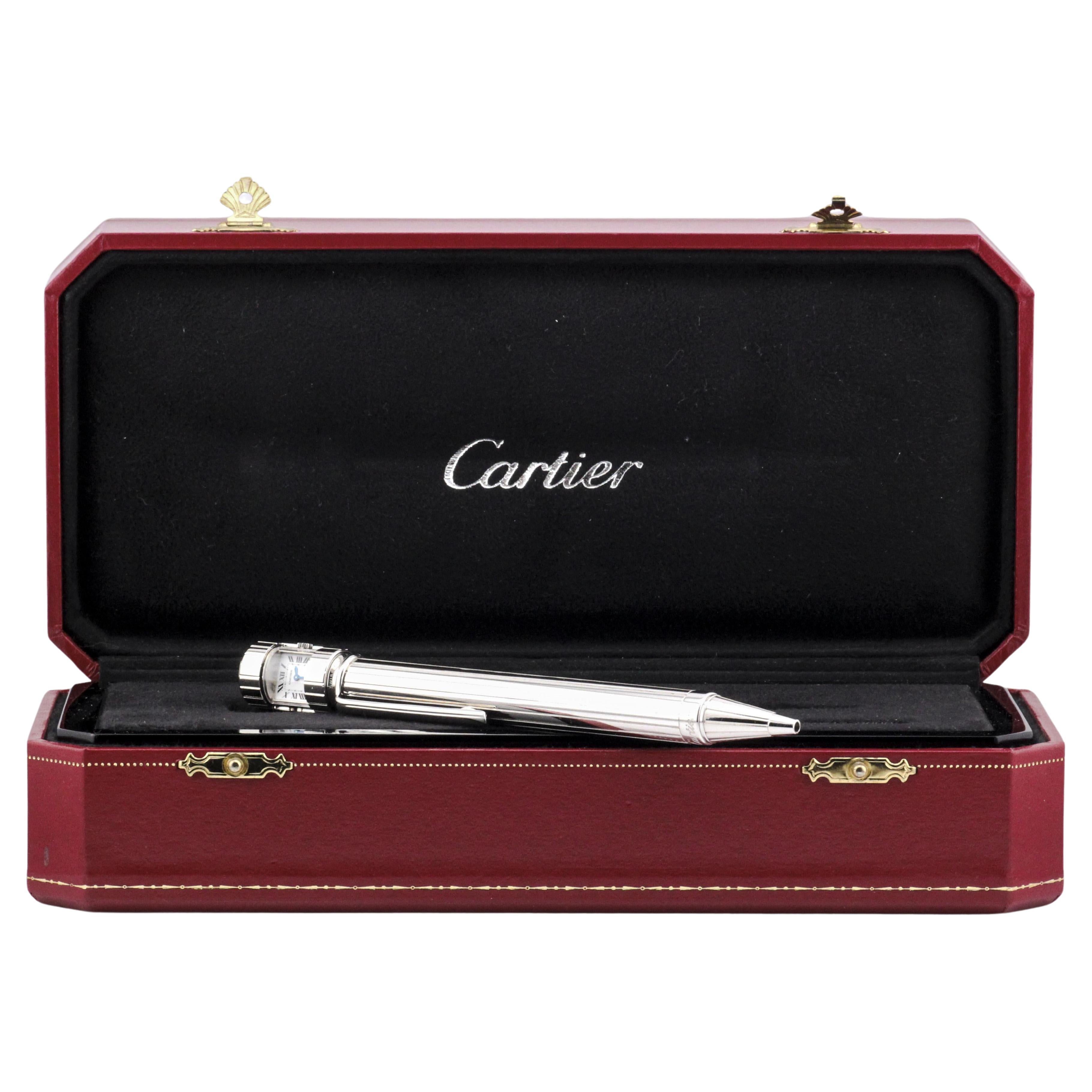 Cartier Limited Edition Uhren-Kugelschreiber mit Kugelschreiber