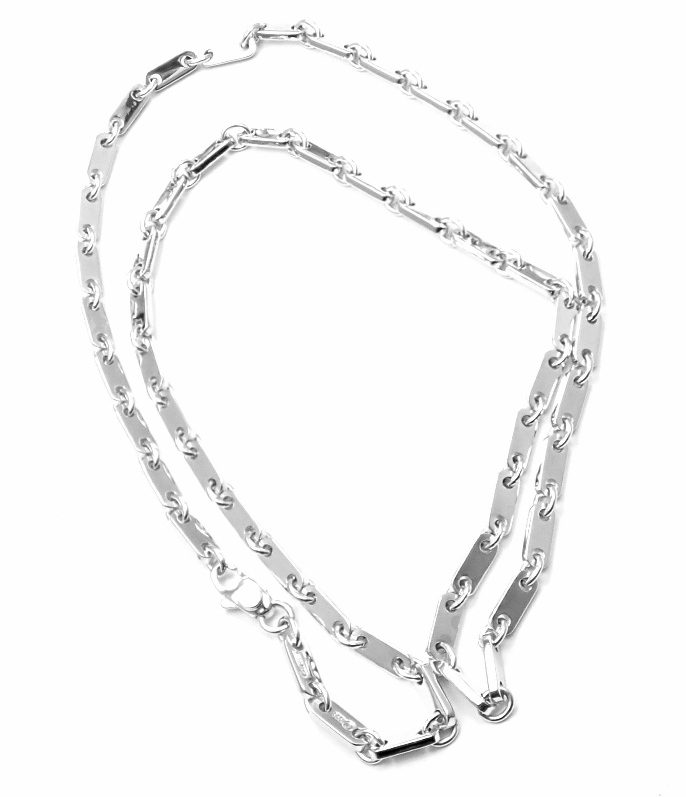 Cartier Link White Gold Chain Necklace, 1998 3