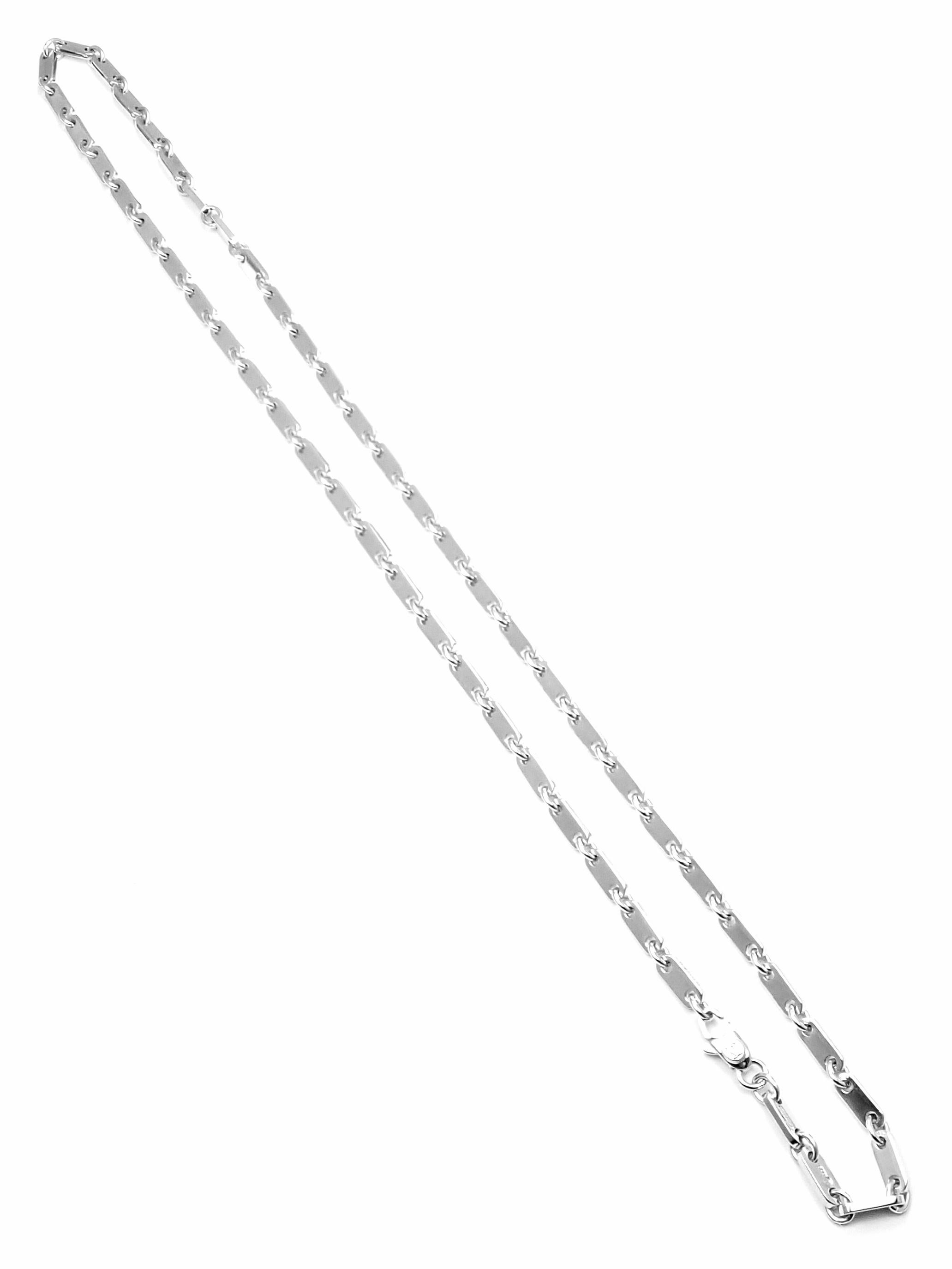 Cartier Link White Gold Chain Necklace, 1998 4
