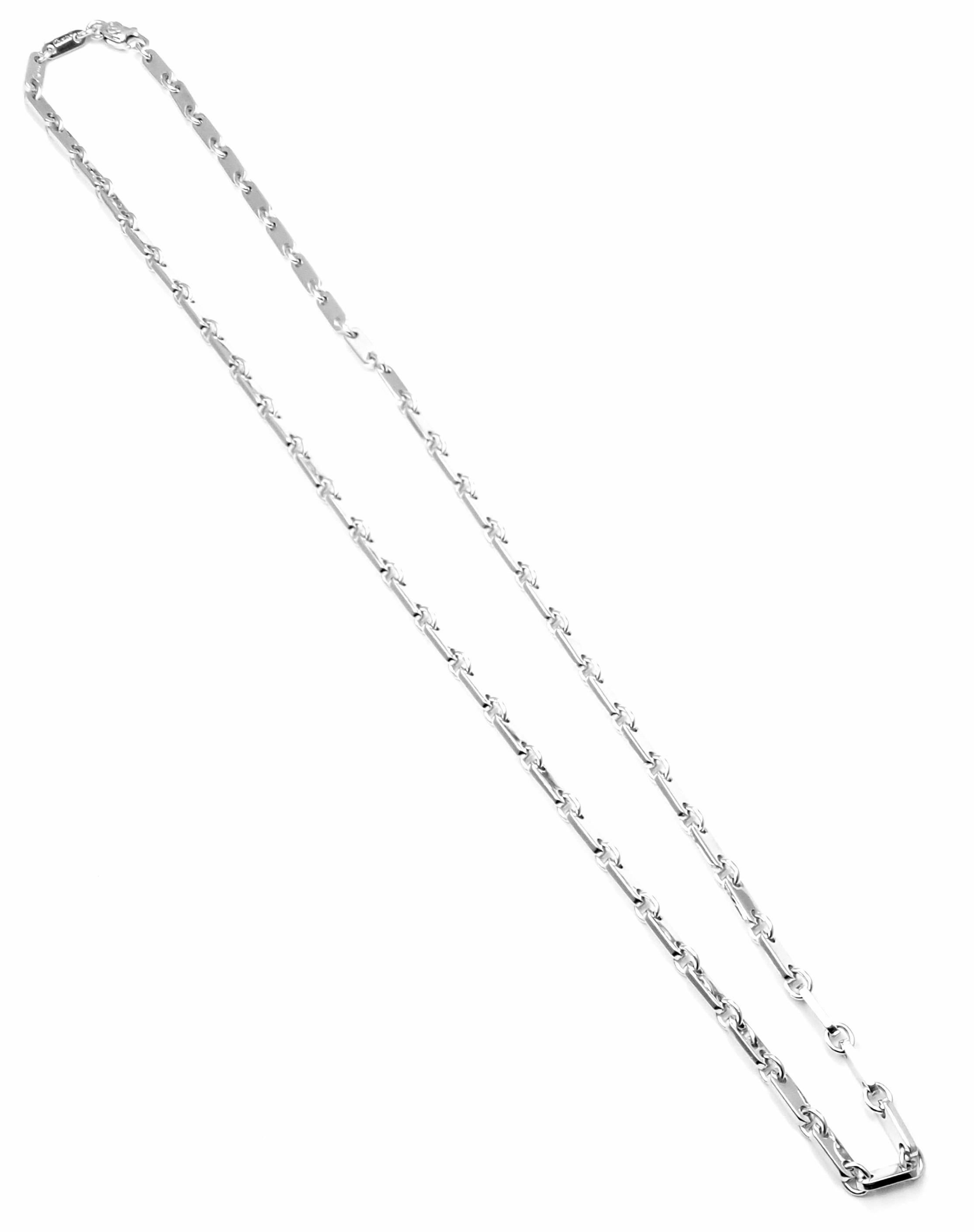 Cartier Link White Gold Chain Necklace, 1998 2