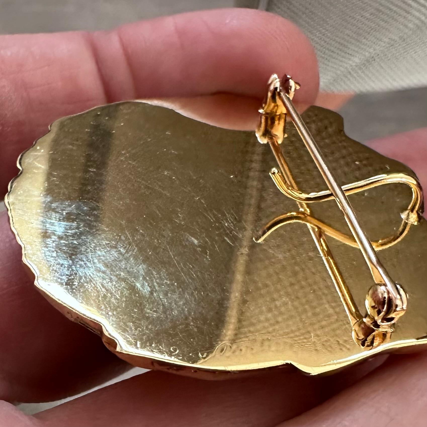 Cartier Lion Head Medallion Brooch 1