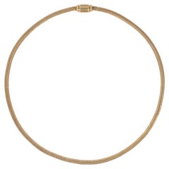 Cartier, Londres, collier chaîne serpent en or des années 1940