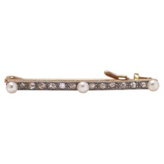 Spilla con perle naturali e diamanti Art Deco di Cartier London, anni '20