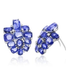 CARTIER LONDON Ceylon Sapphire Clips