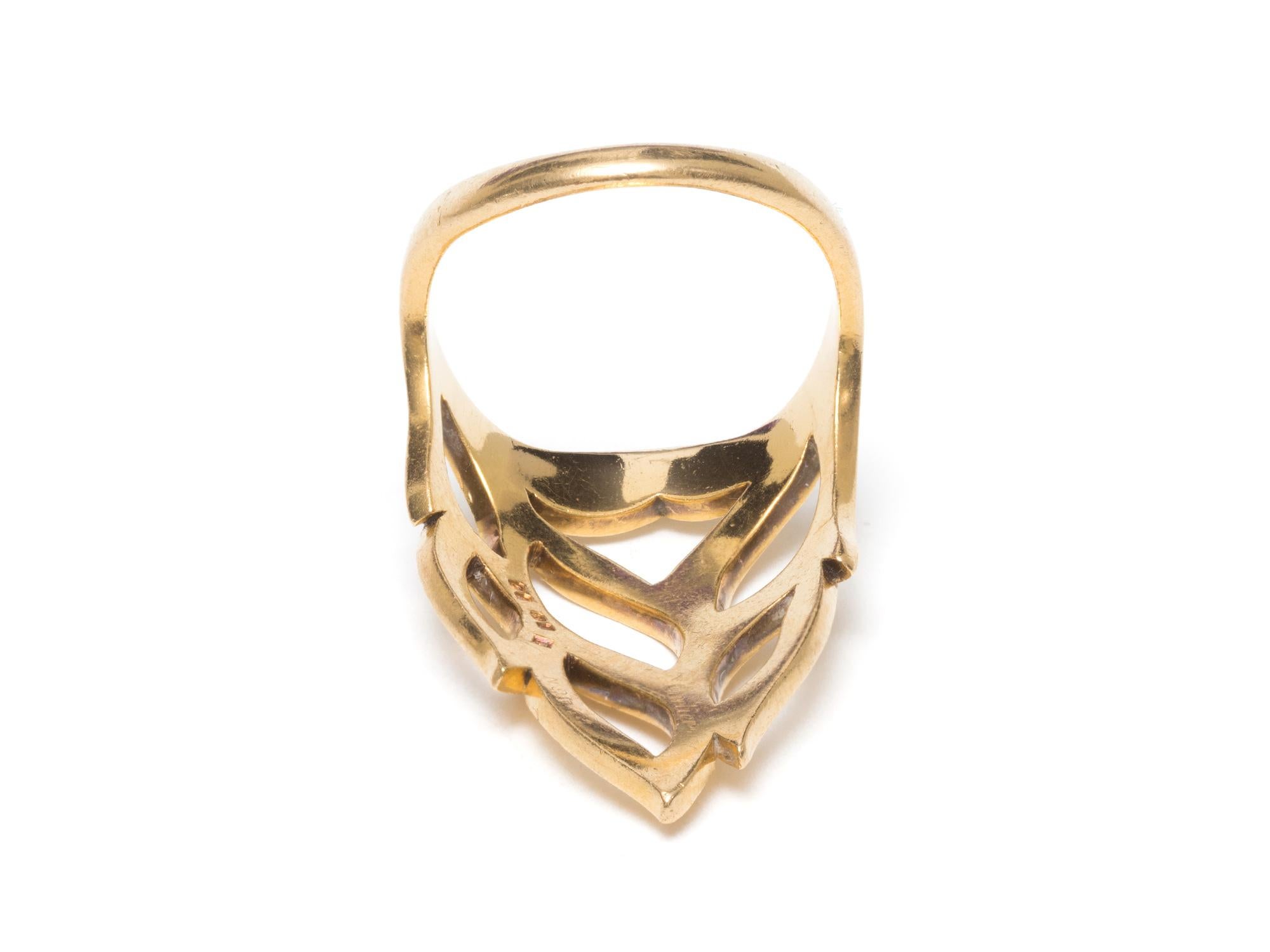 Cartier London Flame Ring For Sale 2