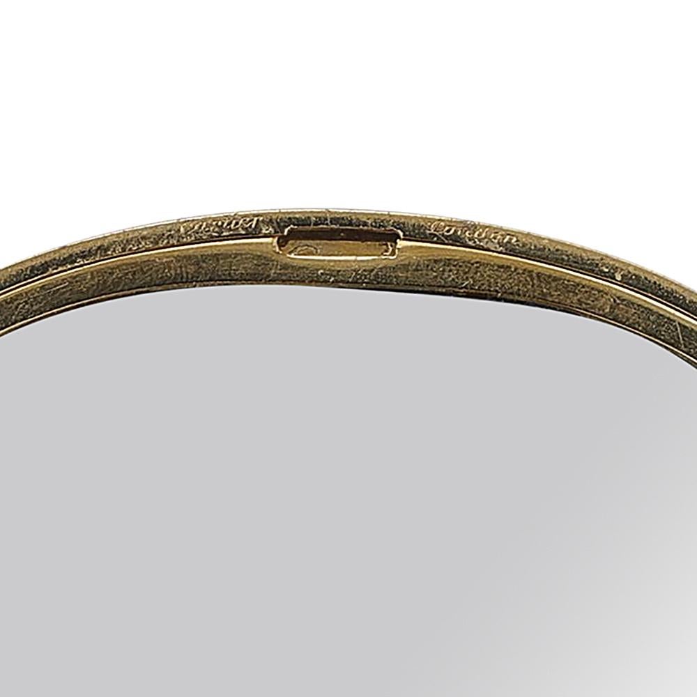 Cartier Londres Estuche Floral con Espejo de Diamantes Corte redondo en venta