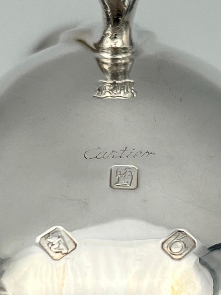 English Cartier London Silver Sauce Bowl Footed