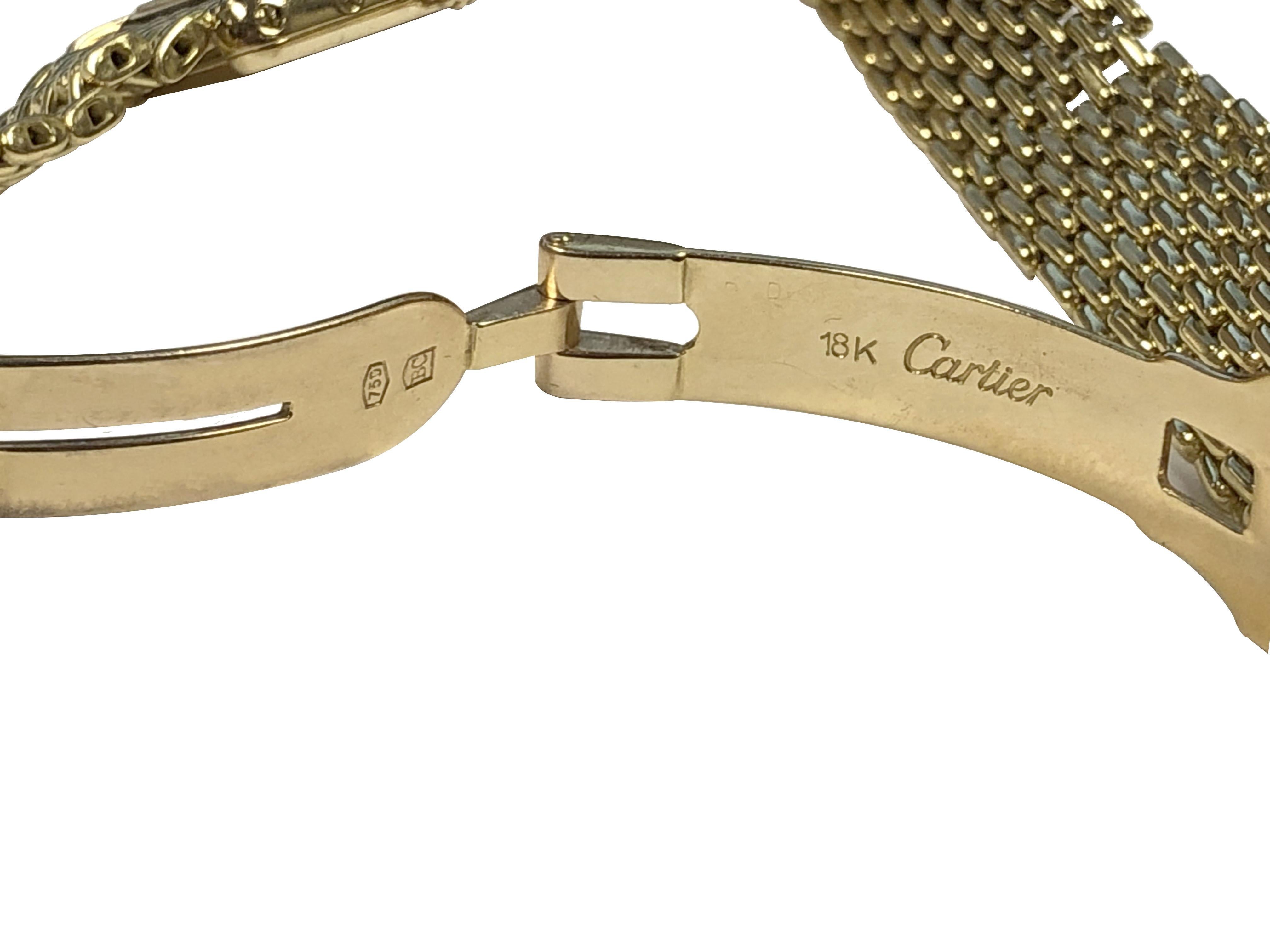Cartier Louis Cartier Classic Tank, Orologio da polso con bracciale da donna in vendita 1