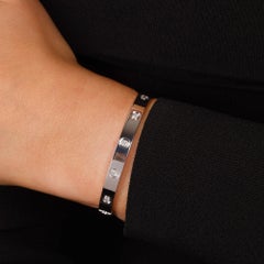 Cartier 10 Diamond 18ct White Gold Love Bangle