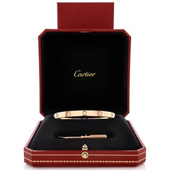 Cartier Love 10 Diamond Bracelet 18K Rose Gold with Diamonds
