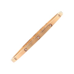 Cartier Love 10 Diamond Bracelet 18K Rose Gold with Diamonds Small