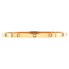 Cartier Love 10 Diamond Bracelet 18k Yellow Gold with Diamonds Small