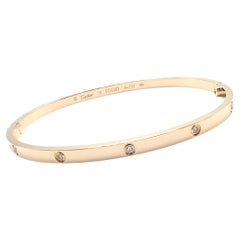 Cartier Love 10 Diamond Small Model Yellow Gold Bangle Bracelet