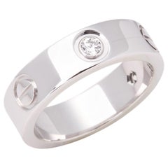 Cartier Love 18 Carat White Gold 3 Diamond