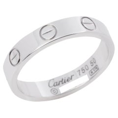 Cartier Love 18 Carat White Gold Wedding Band Ring