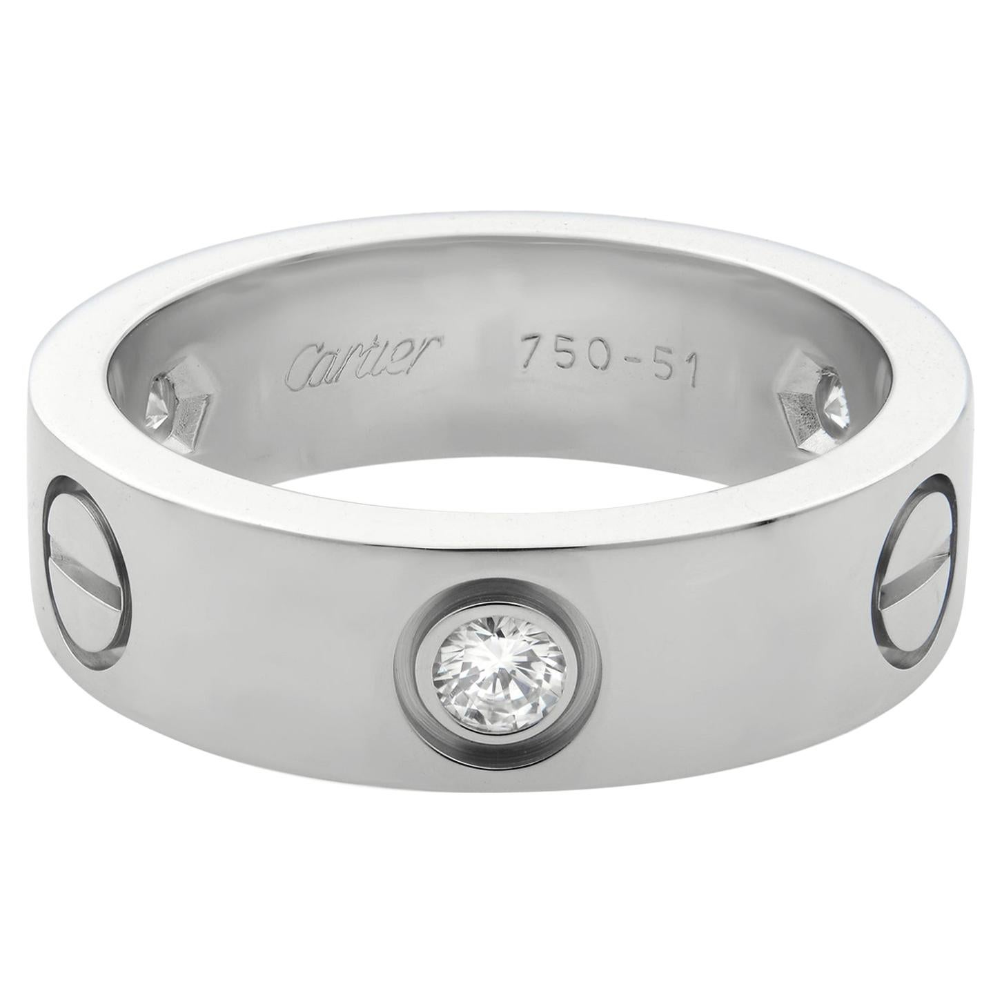 cartier 3 band ring