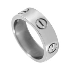 Cartier Love 18 Karat White Gold Ring