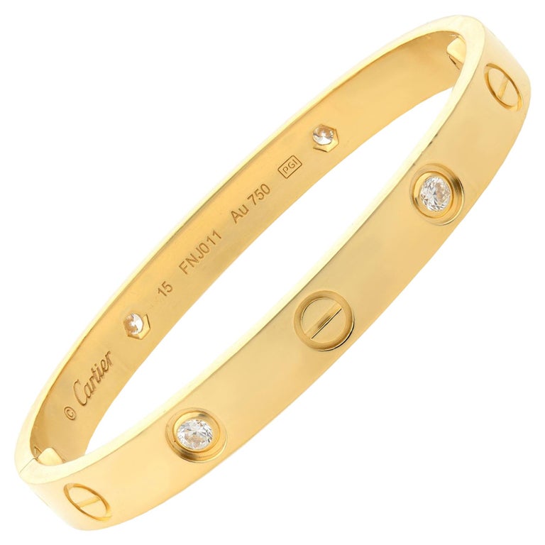 Louis Vuitton Gold Bangle Bracelet at 1stDibs