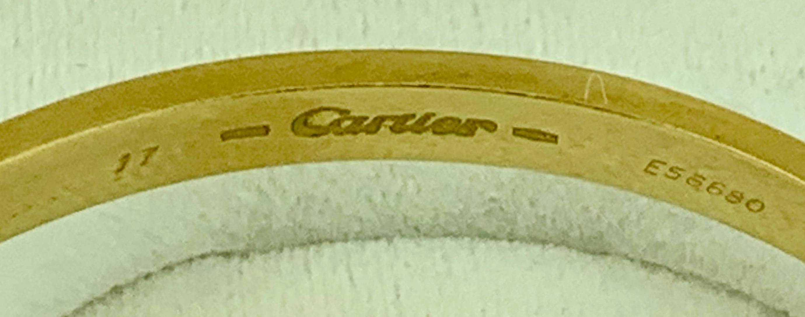 Cartier Love 18 Karat Yellow Gold Bangle Bracelet Authentic, E56680 3
