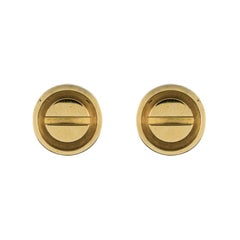 Cartier Love 18 Karat Yellow Gold Stud Earrings