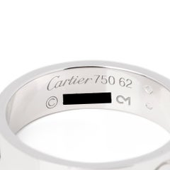 Cartier Love 18ct White Gold Band Ring