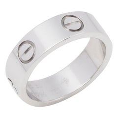 Cartier Love 18ct White Gold Band Ring 
