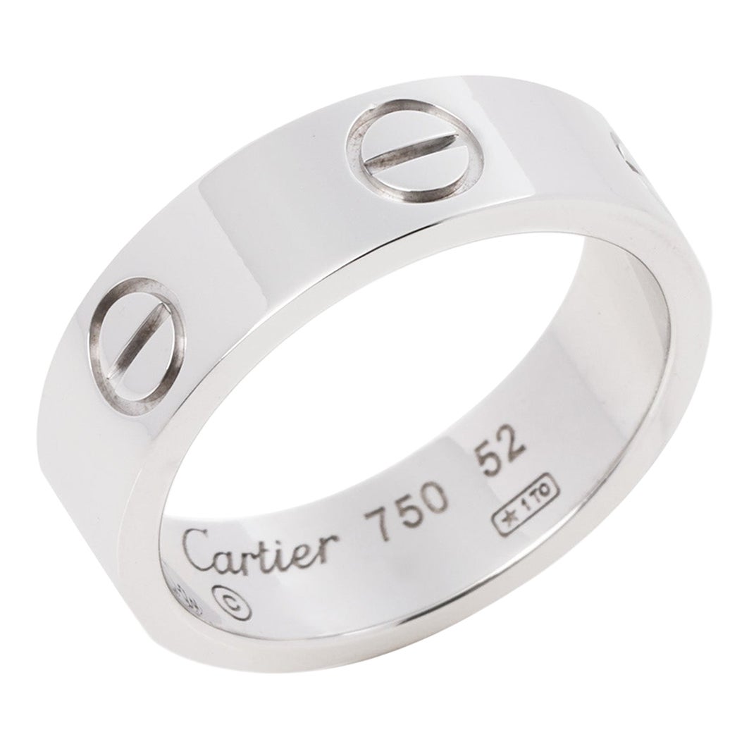 Cartier Love 18ct Weißgold Ring