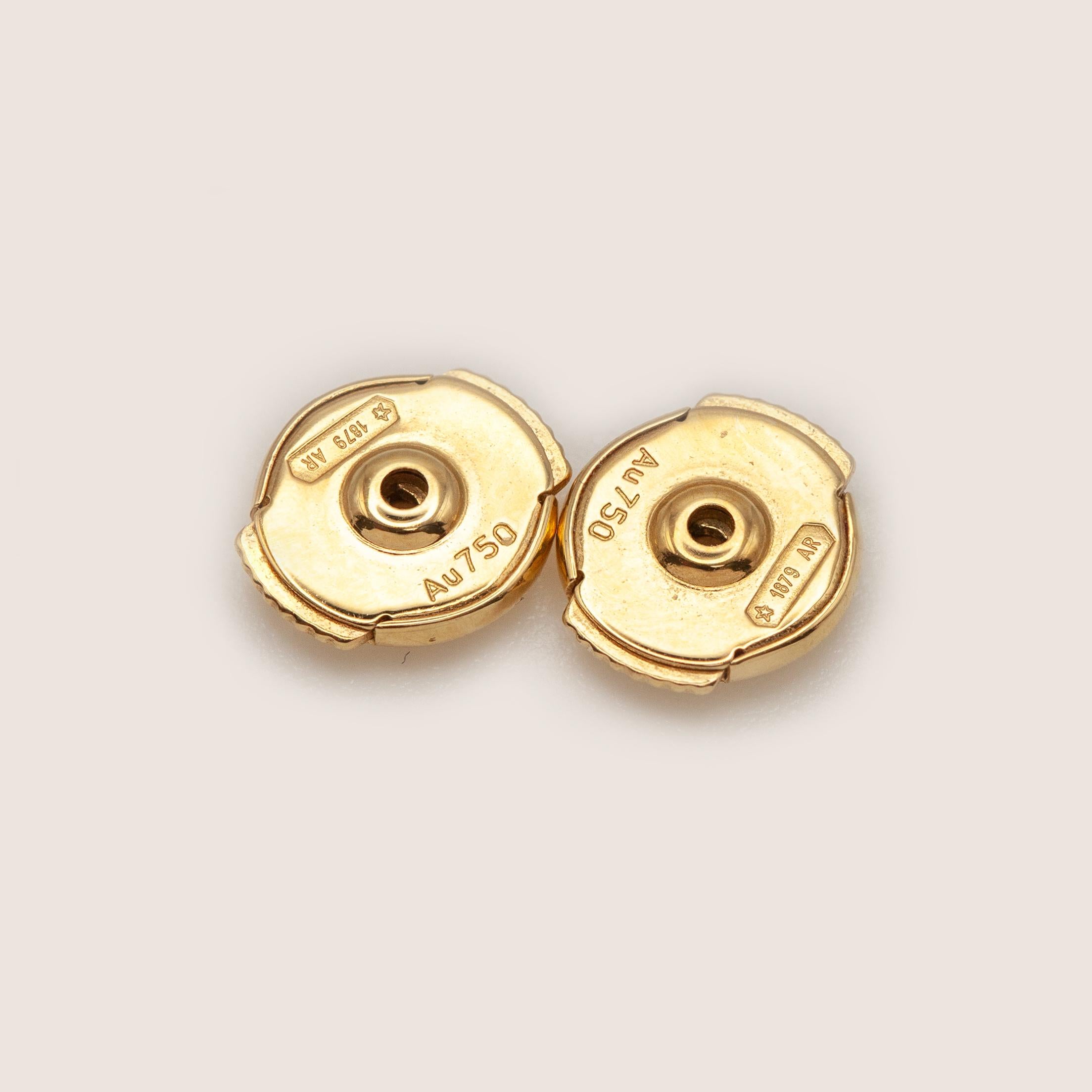 Boucles d'oreilles larges en or 18K Cartier Love en vente 5