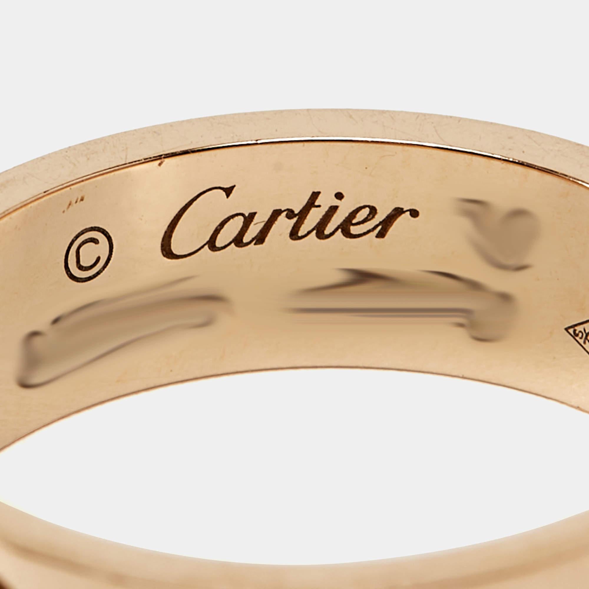 cartier ring 750 54