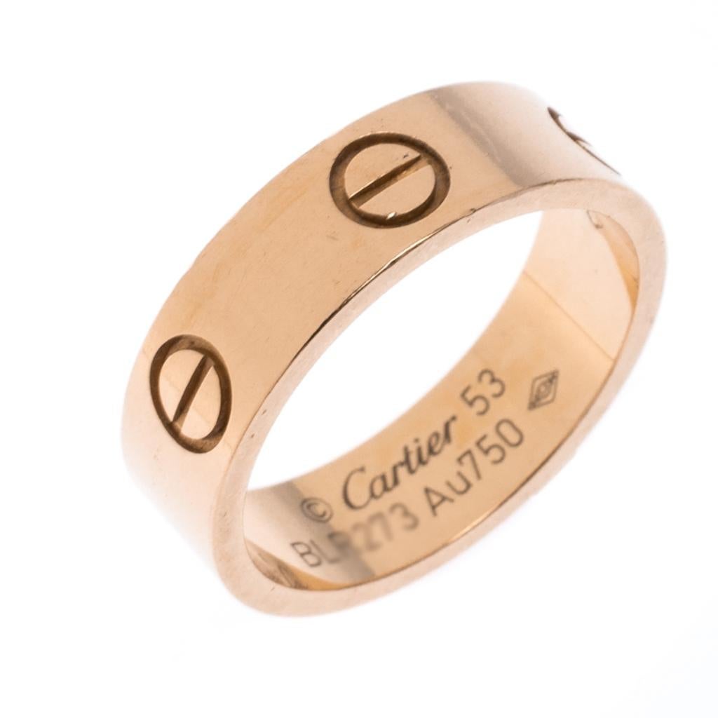 cartier ring size 53