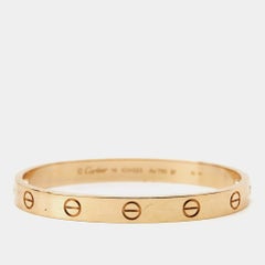 Cartier Love 18k Rose Gold Bracelet 16