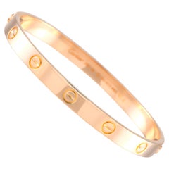 Cartier LOVE 18 Karat Roségold Armband Größe 18