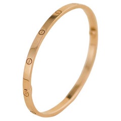 Cartier Love 18K Roségold-Armband, Modell Größe 17
