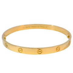 Cartier LOVE 18K Rose Gold Classic Model Bracelet In Stock