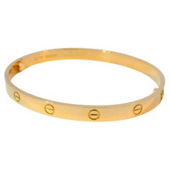 Cartier LOVE 18K Rose Gold Classic Model Bracelet In Stock