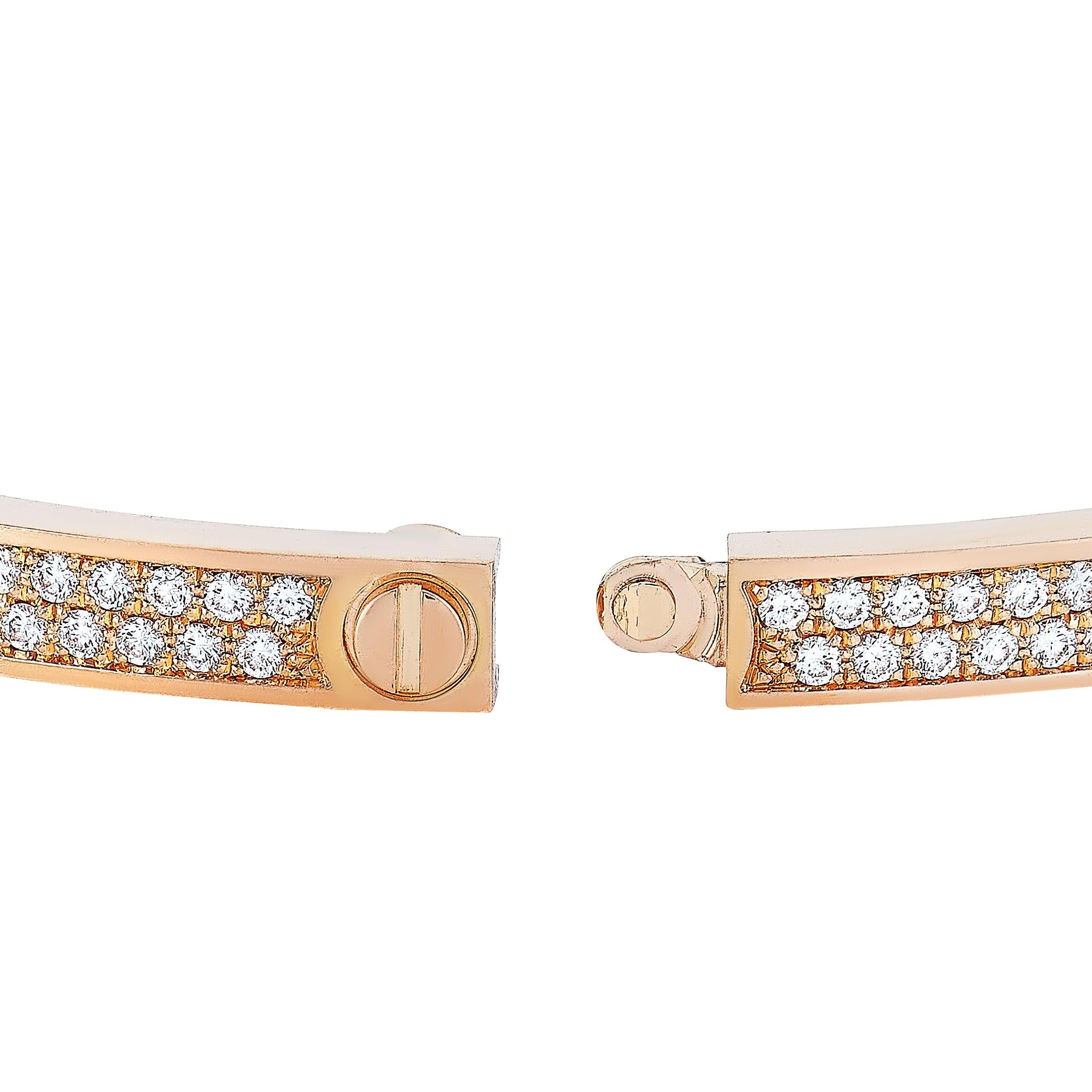 18 karat rose gold bracelet