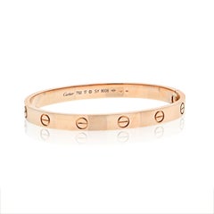 Cartier Love 18K Rose Gold Love Bracelet