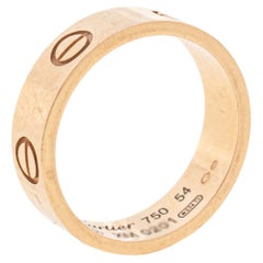 Cartier Love 18K Rose Gold Ring 54