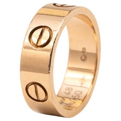 Cartier Love 18k Rose Gold Ring Size 48