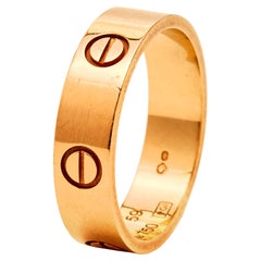 Cartier Love 18k Rose Gold Ring Size 59