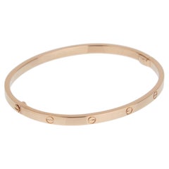 Cartier Love 18K Rose Gold Kleines Modell Armband, Größe 17