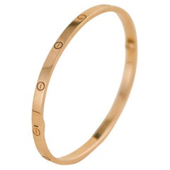 Cartier Love 18K Rose Gold Small Model Size 18
